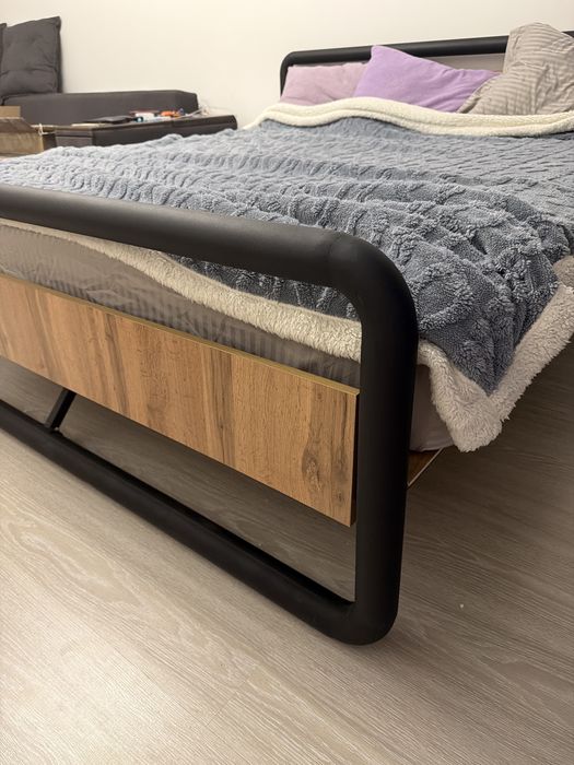 Кравать метал 180 + матрас