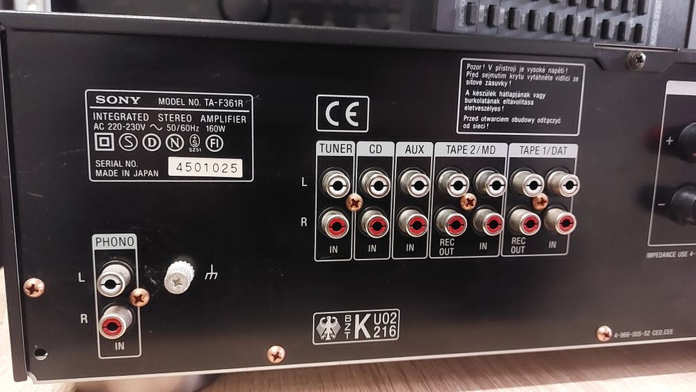 ТОП ОФЕРТА!!!  Стерео усилвател Sony TA-F361 с дистанционно – 99€