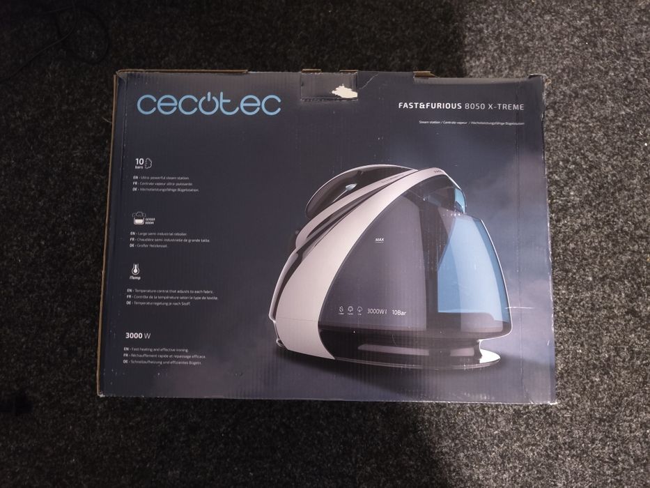 Vând aparat de călcat CECOTEC fast & furious 8050 x-treme NOU
