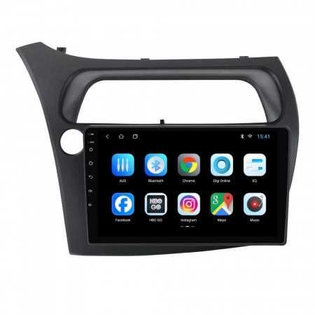 NAVIGATIE Android 14 Honda Civic 2006 2011 1/8 Gb Waze CarPlay +CAMERA