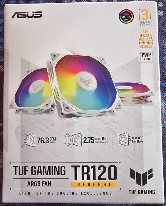 Kit 3xCooler ASUS TUF Gaming TR120 Sigilat!