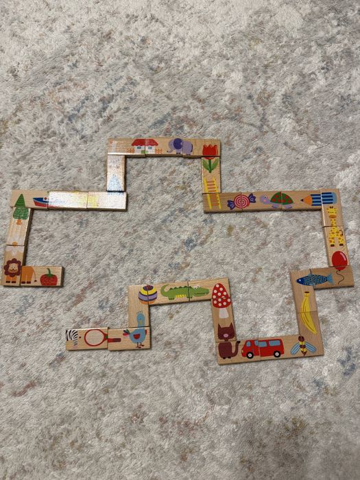 Домино из дерева