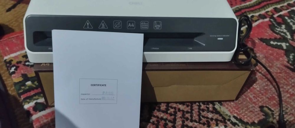 Ламинатор А4 ET100 Deli Оригинал !!!