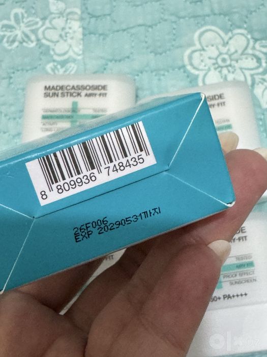 Корейская косметика 1. MEDIHEAL Madecassoside Sun Stick Airy-Fit