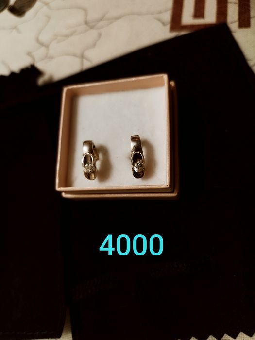 Серьги серебро 925 проба