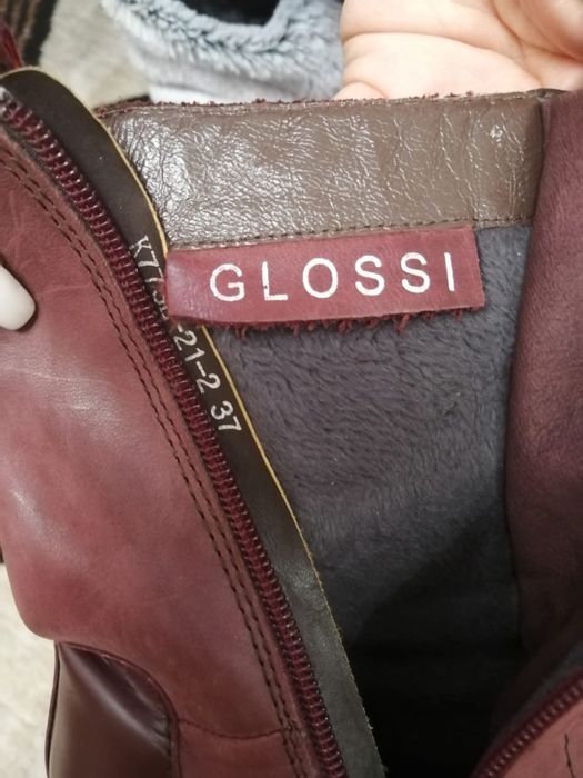 Ботинки кожаные Glossi дешево