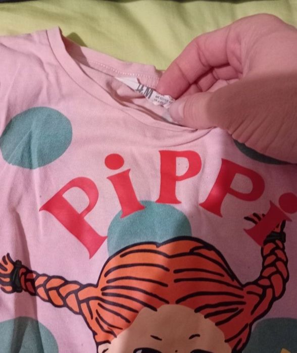 set lot 4 hainute h&m 2 bluze 2 perechi pantaloni 122 128 7 8 ani fata