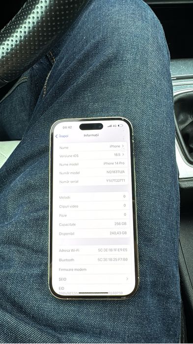 Vand iPhone 14 Pro 256 gb