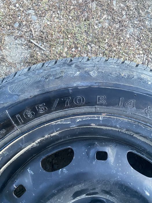 Vând jante vw polo originale r14 + roată de rezervă