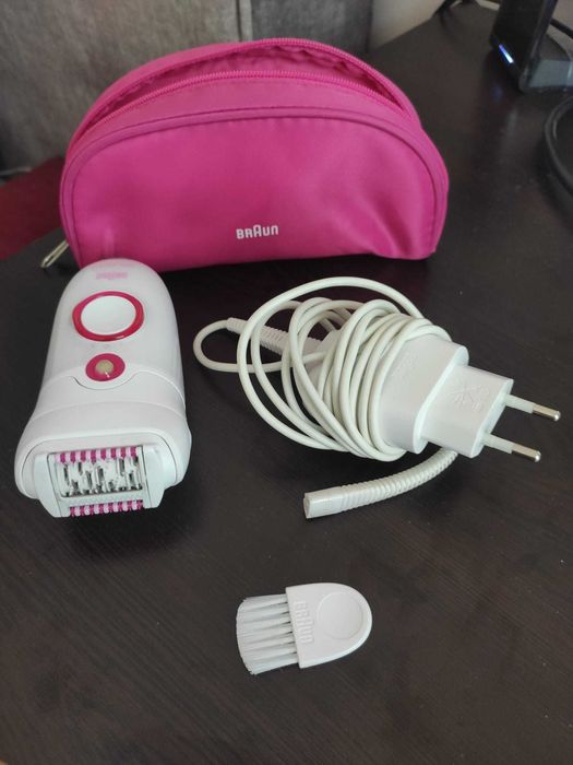 Епилатор Braun Silk-epil 5, 40пинсети, 2степени,масажна глава, миещ се