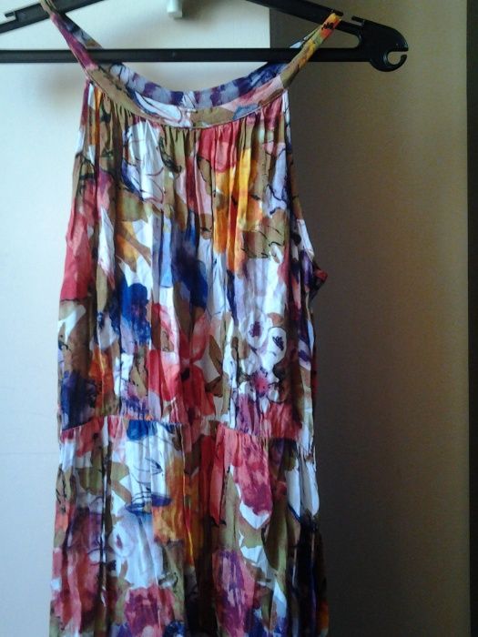 rochie albastra lunga marime universala