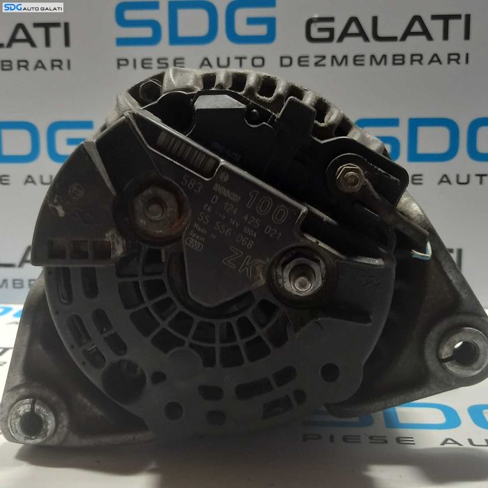 Alternator 100A Opel Astra G 1.4 1998 - 2004 Cod 55556068 0124425021 [2135]