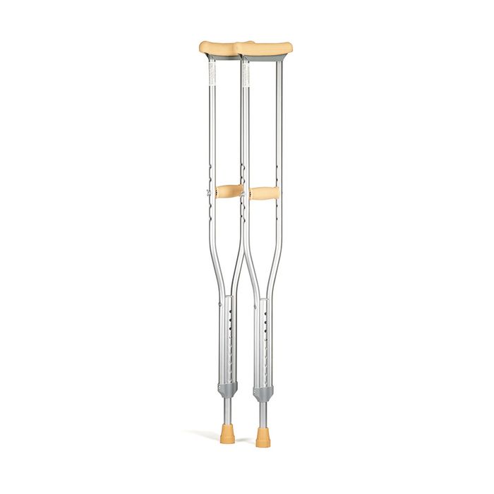 Cârjă metalică cu sprijin subaxilar reglabilă – Antar