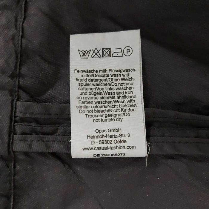 Trench OPUS gri, talie reglabilă, mărimea M, casual, primăvara