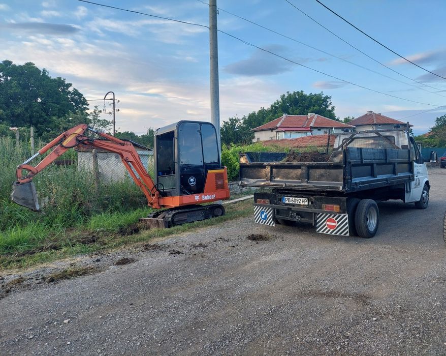 Услуги с багер и самосвал и септични ями Стара Загора