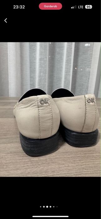 Кожаные лоферы Calvin Klein