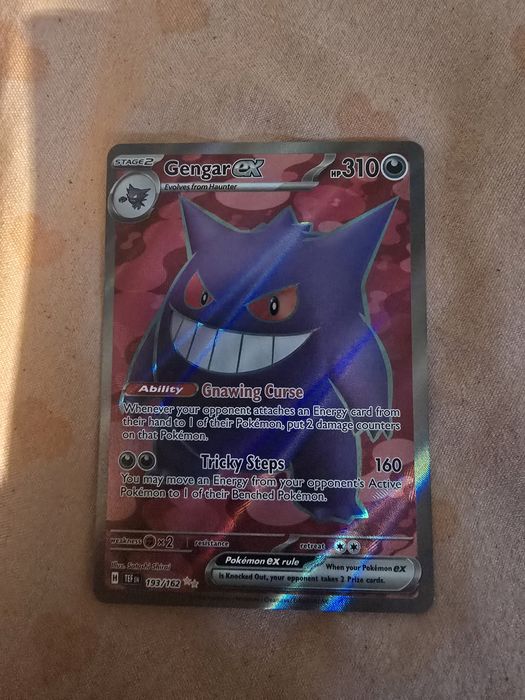Pokemon card:Gengar EX