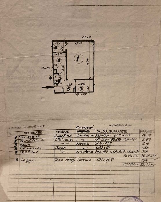 Garsoniera - Crangasi - Str. Padureni