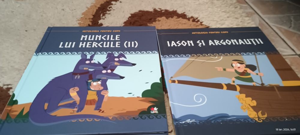 3  cărți Mitologia pentru copii si istoria lumii