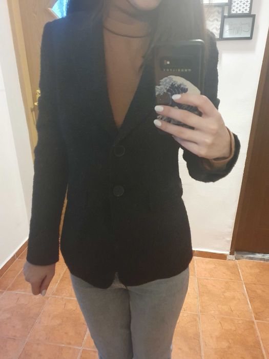 Sacou de lana massimo dutti s
