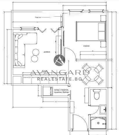 Продава се Двустаен апартамент в Пловдив, Христо Смирненски - 57 кв.м за 1540 €/кв.м - Снимка #9