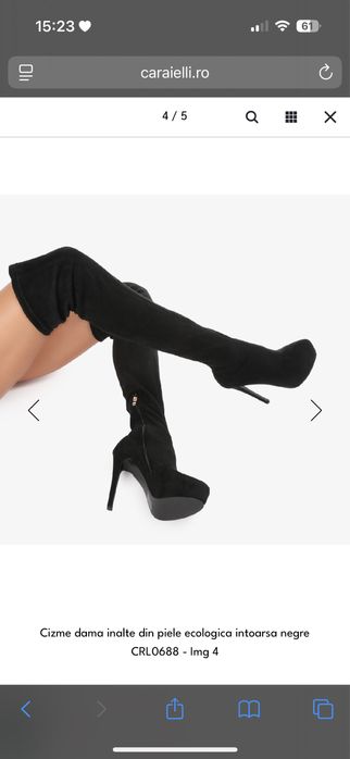 cizme cu toc si platforma