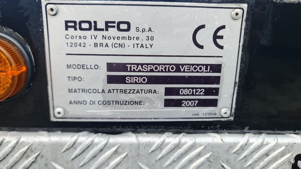 Vand remorca transportor ROLFO SILVA 2007