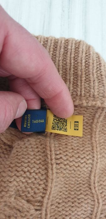 POLO Ralph Lauren Cable Wool / Cashmere  S НОВО ОРИГИНАЛ Дамски Пулове