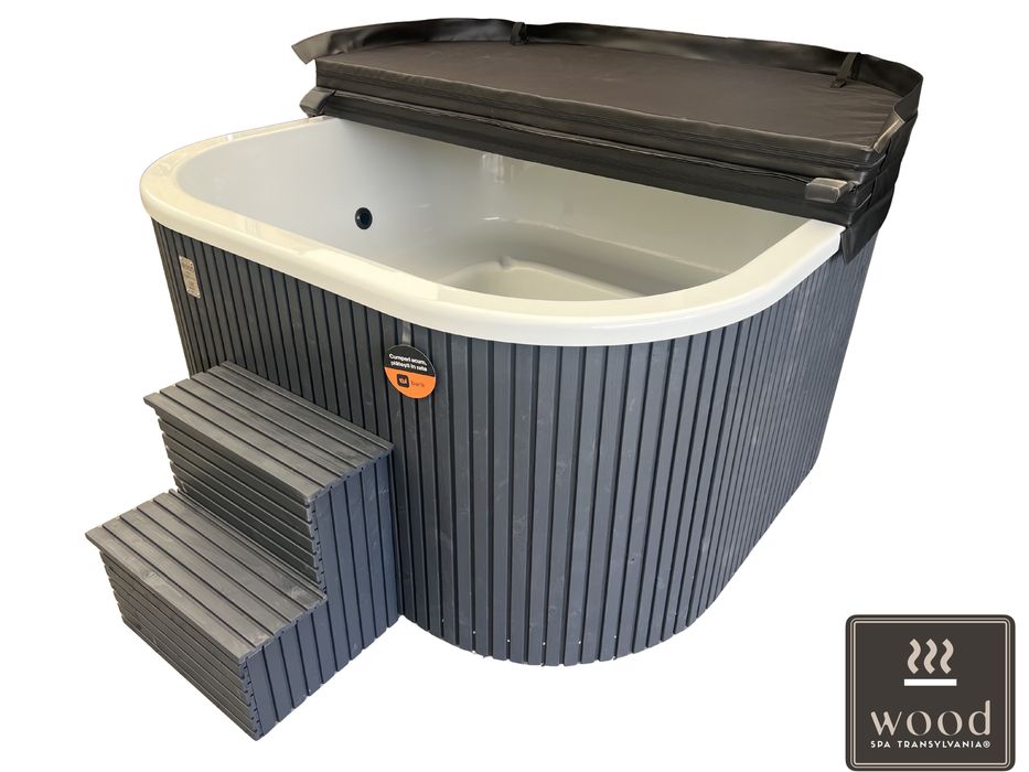 Ciubar Patrat 200*200 cm PREMIUM + Capac Termoizolat CADOU - Wood Spa