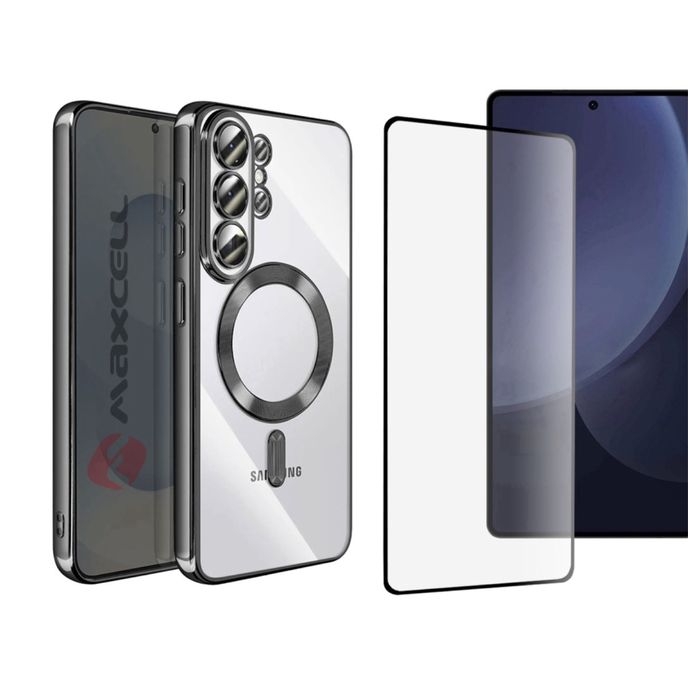 Samsung S25 S26 EDGE PLUS ULTRA Husa Magsafe Color + Folie Sticla