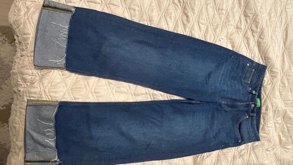 Дънки Benetton, тъмно сини, размер 30