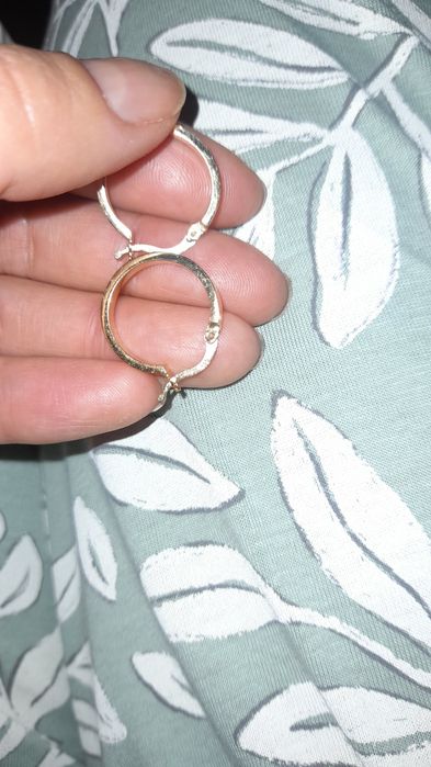 Серьги золото 585 проба картьер