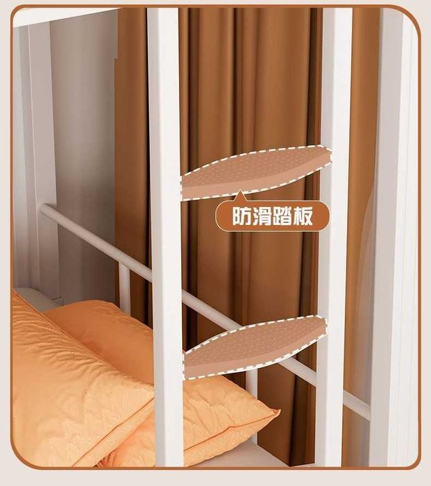 Металлическая двухъярусная кровать, нагрузка до 500 кг, карават