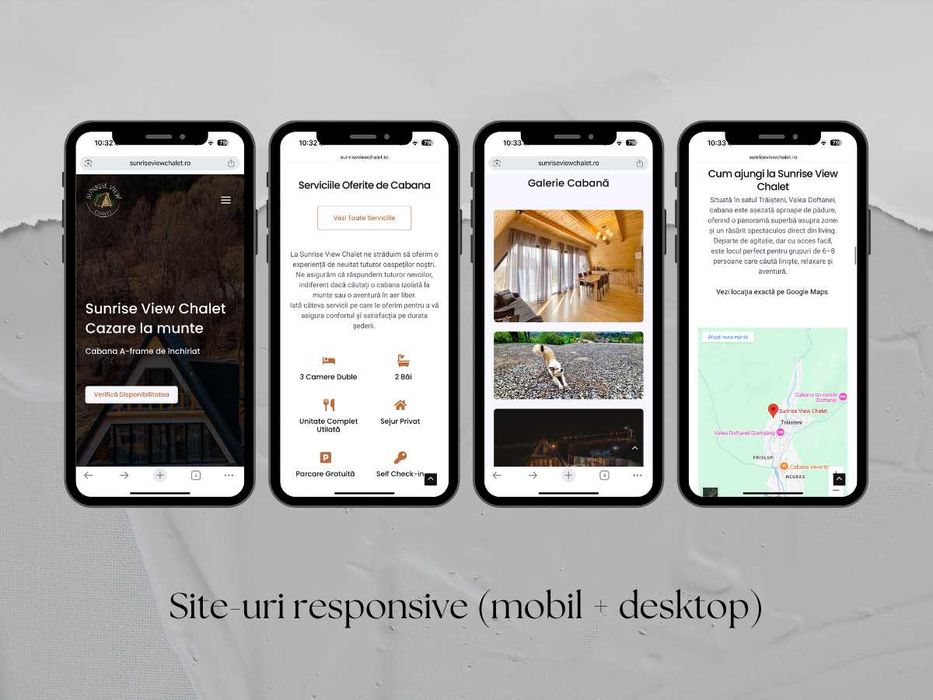 Creare Site Web de prezentare, Magazin Online, SEO & Local SEO