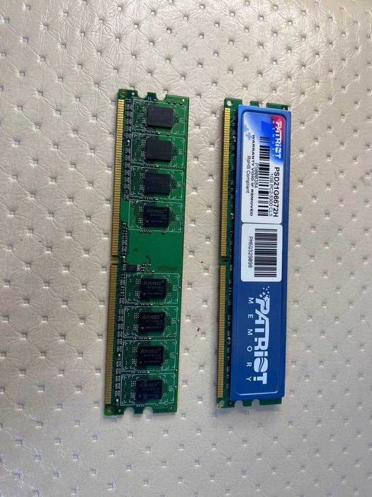 Оперативная память DDR3 (4gb, 2gb) и DDR2 (1gb)