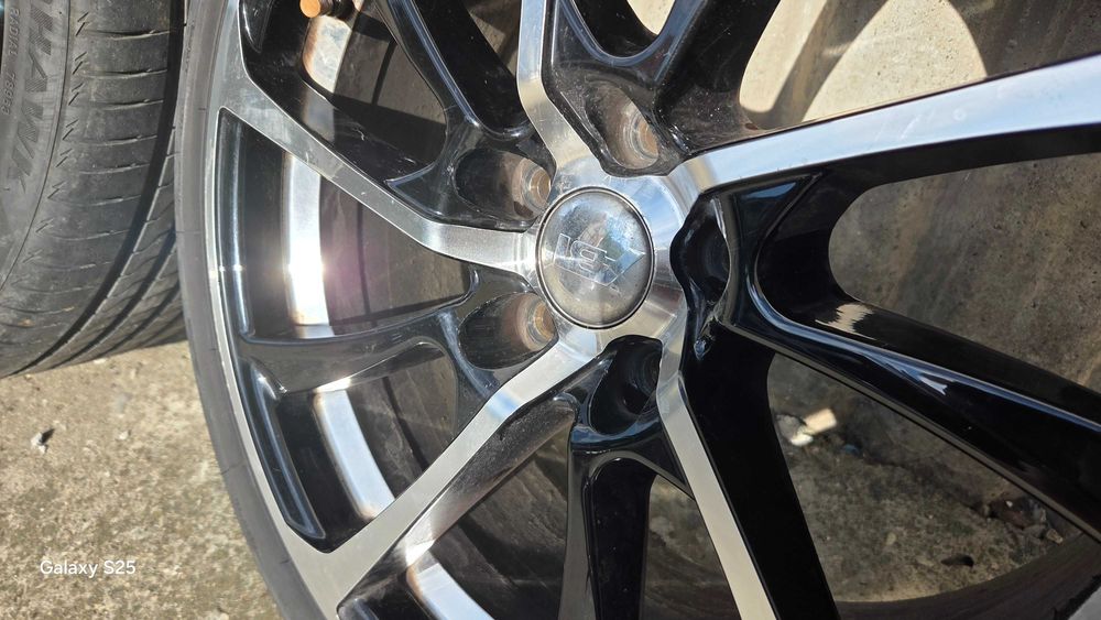 Алуминиеви джанти ABT BBS DR Mystic Black 18" + летни гуми 0.7 мм, 5×112, за Seat, Audi, VW, Skoda