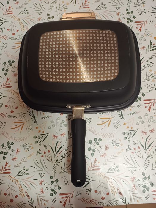 Tigaie dubla Black Doubletta + Bonus tigaie fonta