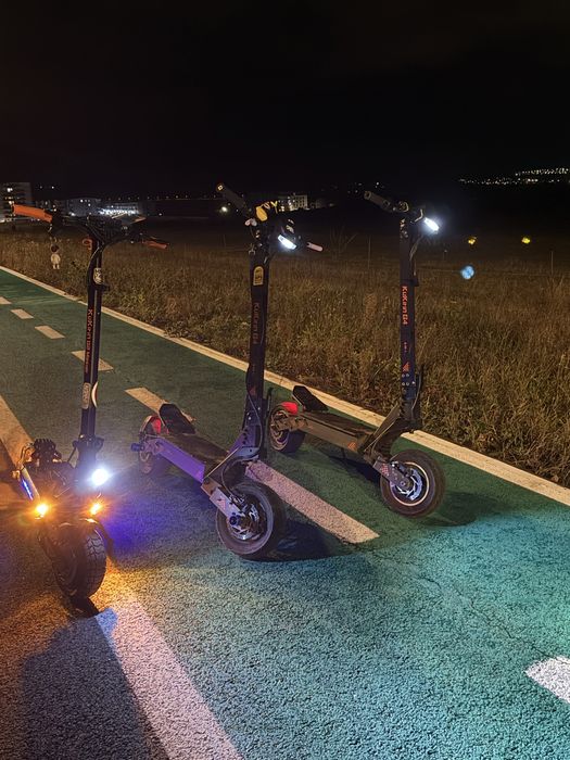 Kukirin g4 frane hidraulice 4 pistone de 1000 lei cu placute de 400