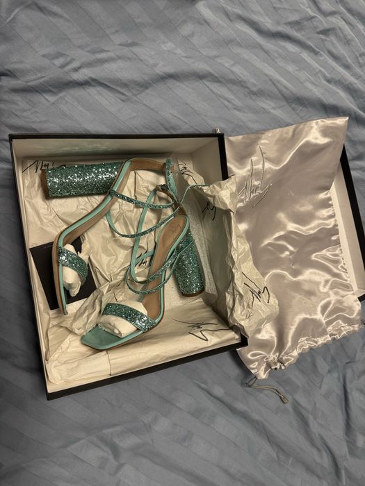 Sandale turquoise Giuseppe Zanotti