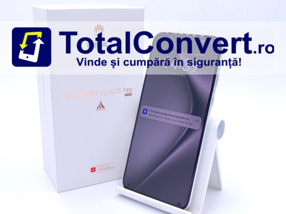 Huawei Pura 70 Pro 512GB White 12GB Dual, Garantie 24 luni | #D93503