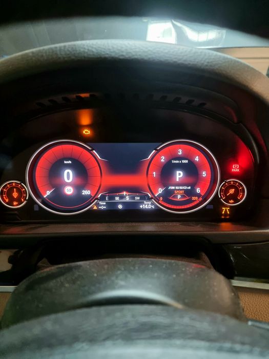 6WB Дигитално табло BMW F01 F06 F07 F10 F11 F15 F16 F30 F31 километраж