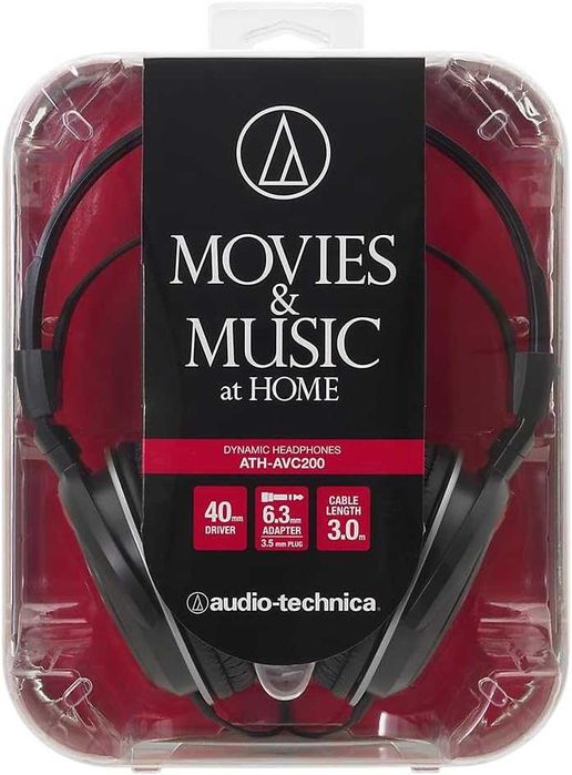 Слушалки Audio-Technica ATH-AVC200 - Hi-Fi звук за дома