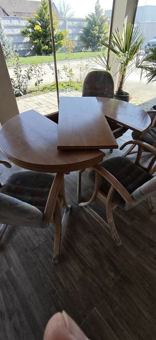 Set mobilier terasa lemn masiv.