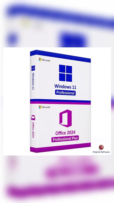 Office Professional Plus Retail cu activare ONLINE 2024 + Windows 11
