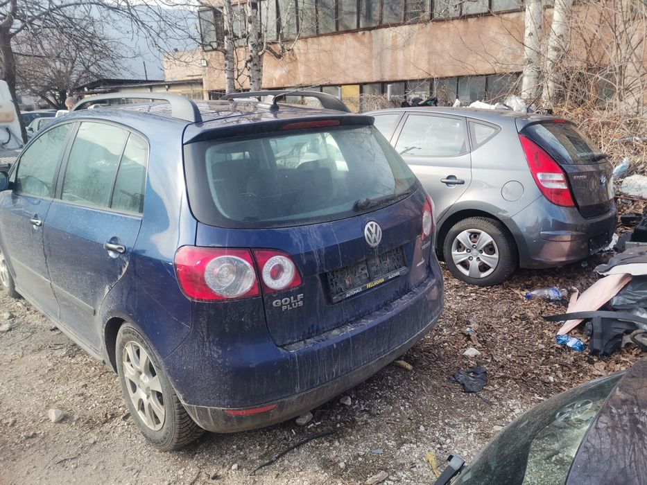 Vw golf plus BLU 1.9Tdi 77kw 105КС BLS за части