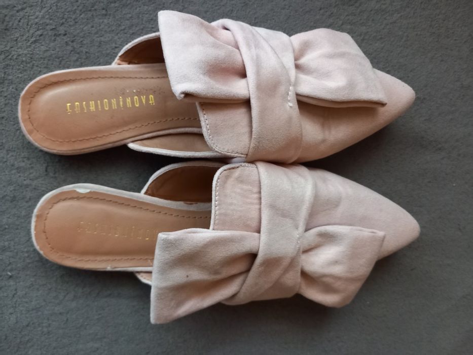 Дамски чехли Fasion nova номер 39,еспадрили 38,сандали H&M, кроксове 3