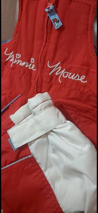 Детски ски гащеризон в червено