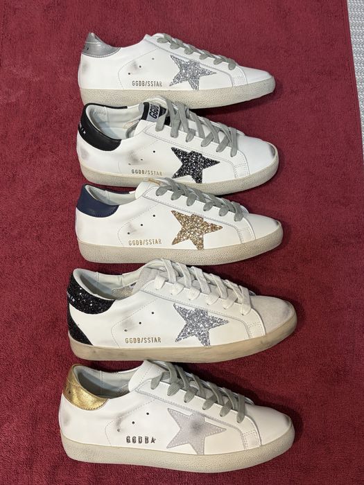 adidasi sneakers Golden Goose Super star alb crem bej marime 37 38 39 40 36 Isabel Marant Lanvin Amiri Balenciaga Valentino