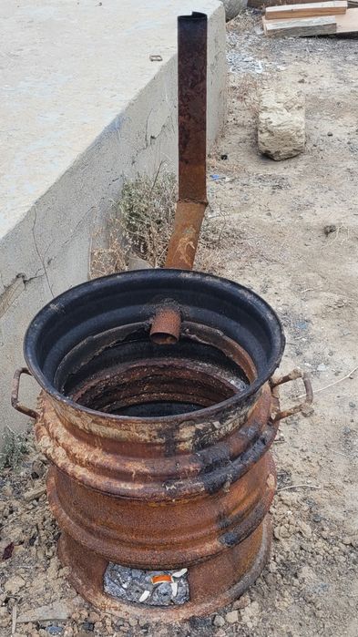 Ошақ ошақ қазан қайнататын