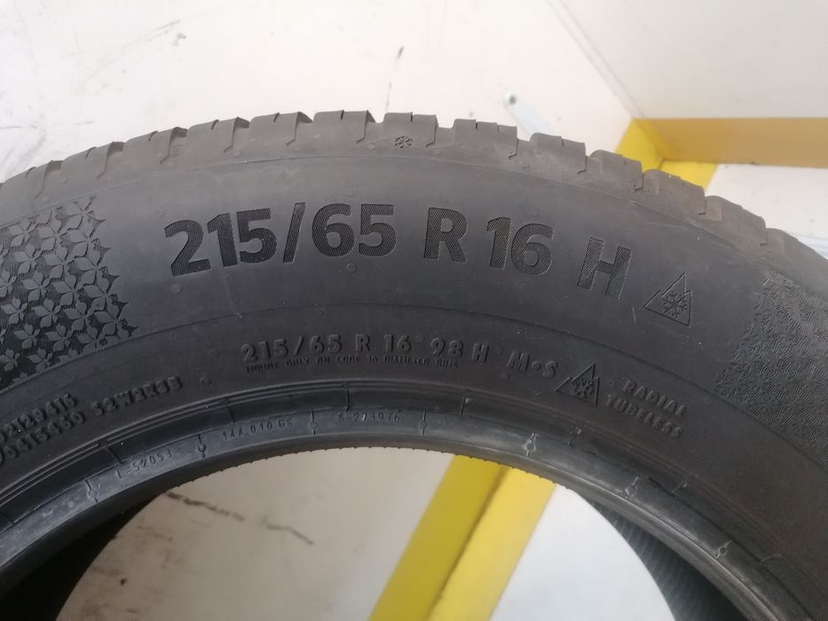 215/65/16 2 * Continental allsezon dot 3535.  6,,17mm